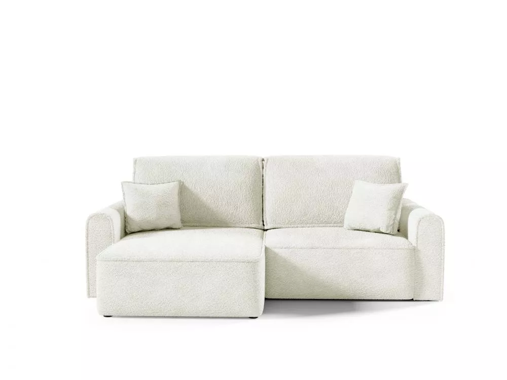 Dīvāns Loretto L Mini Premium Standard · Sudrabs · 158 × 240 × 88 cm