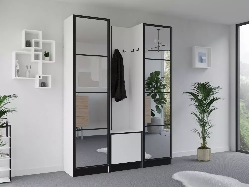 Koridora iekārta Eden Plus 12 · Balts · 159.2 × 39 × 205 cm