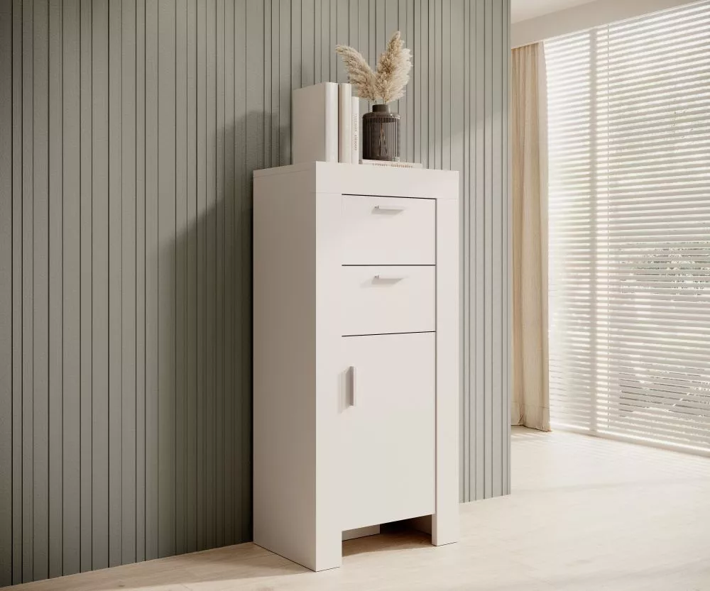 Kumode Cesiro K2SZ1D · Balts · 60 × 42 × 131 cm
