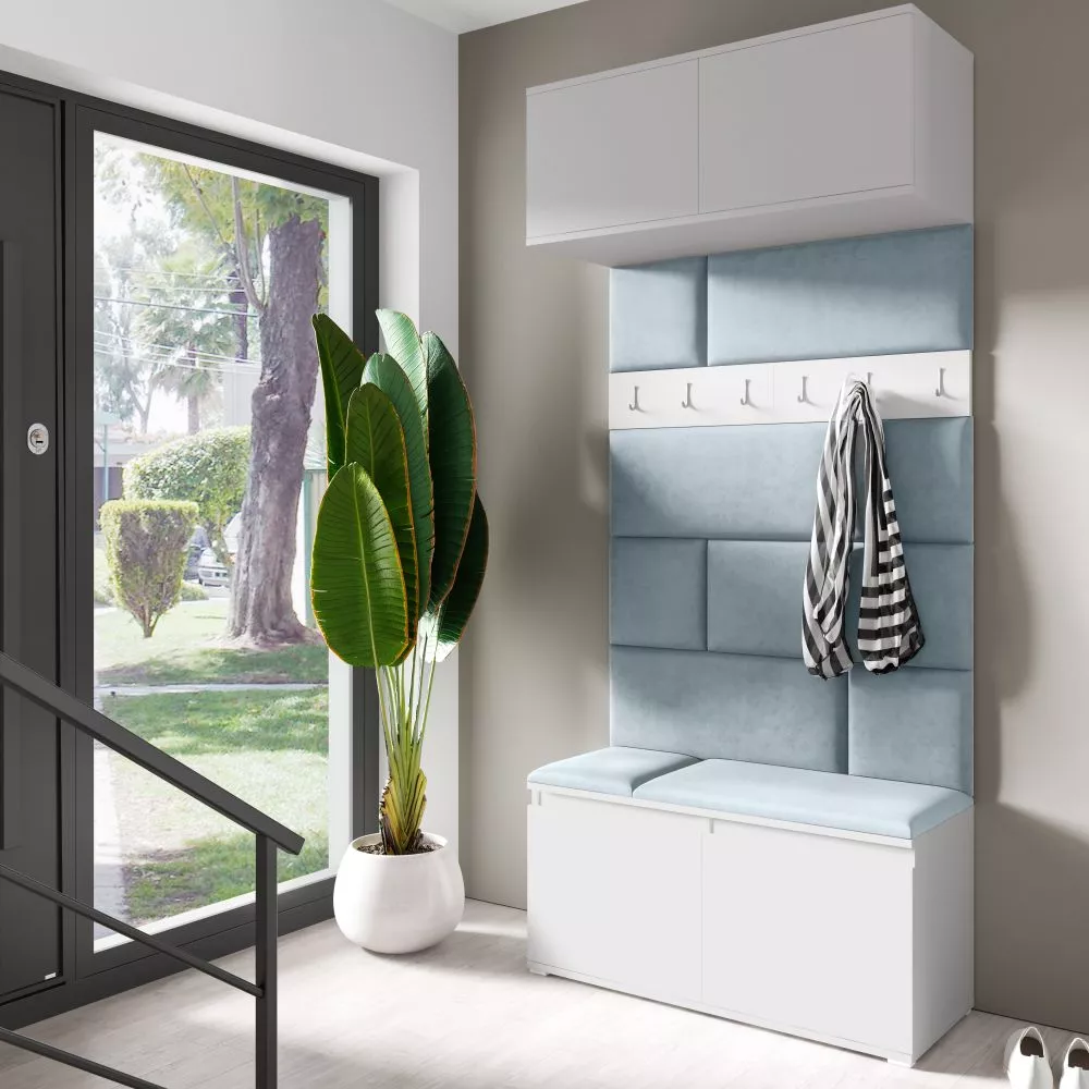 Apavu plaukts Emi 23 Trinity Korpusa krāsa: balts, · 100 × 225 × 40 cm