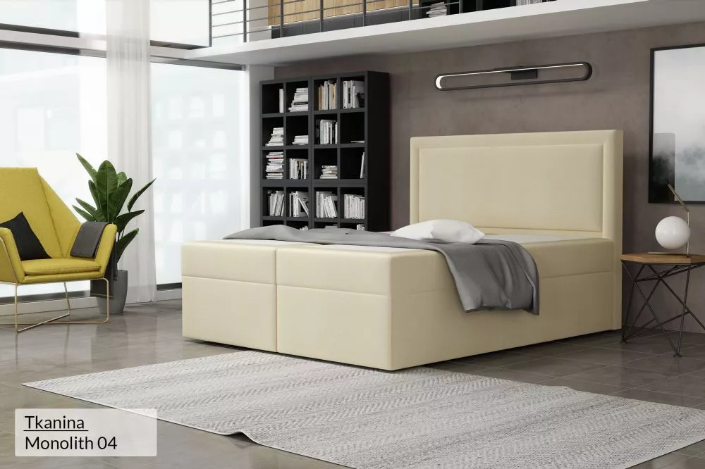Gulta Musso Standard Guļamvietas platums: 160 cm, Guļamvietas garums: 200 cm, · Gaiši bēšs · 162 × 210 × 120 cm