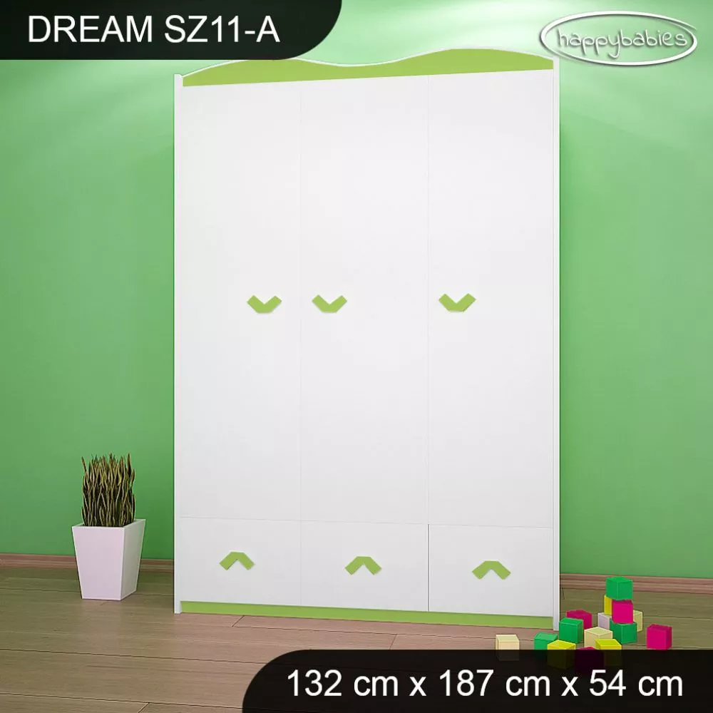 Bērnu skapis Dream SZ11-A · 132 × 54 × 187 cm