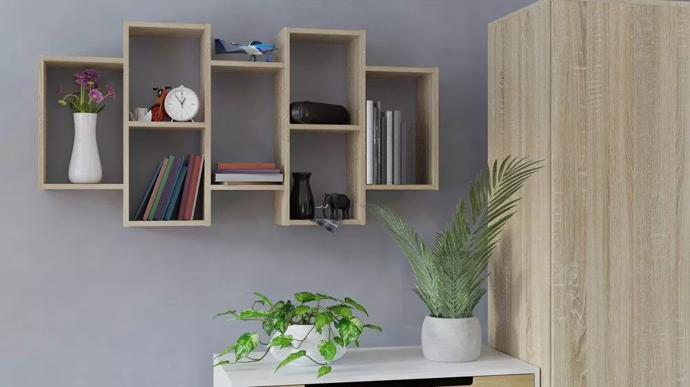 Plaukts Bilbao 7.0 · Ozols sonoma · 129.5 × 65 × 20 cm