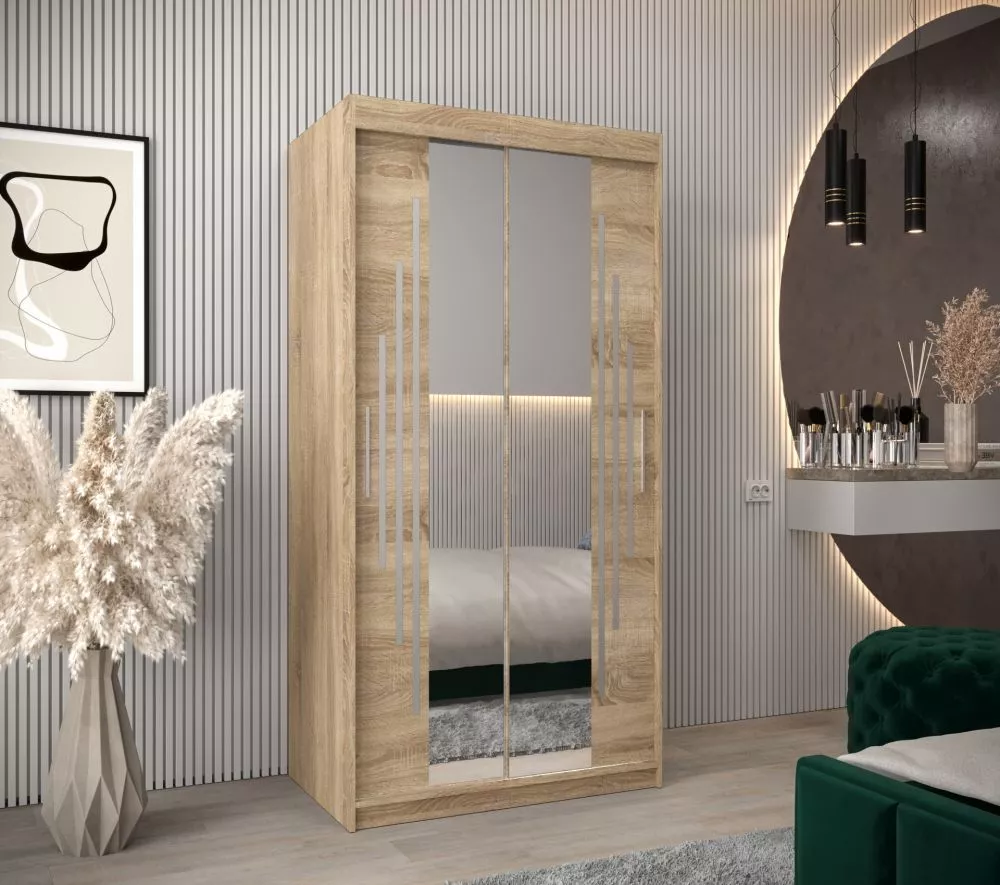 Skapis York 1 · Sonoma · 100 × 62 × 200 cm