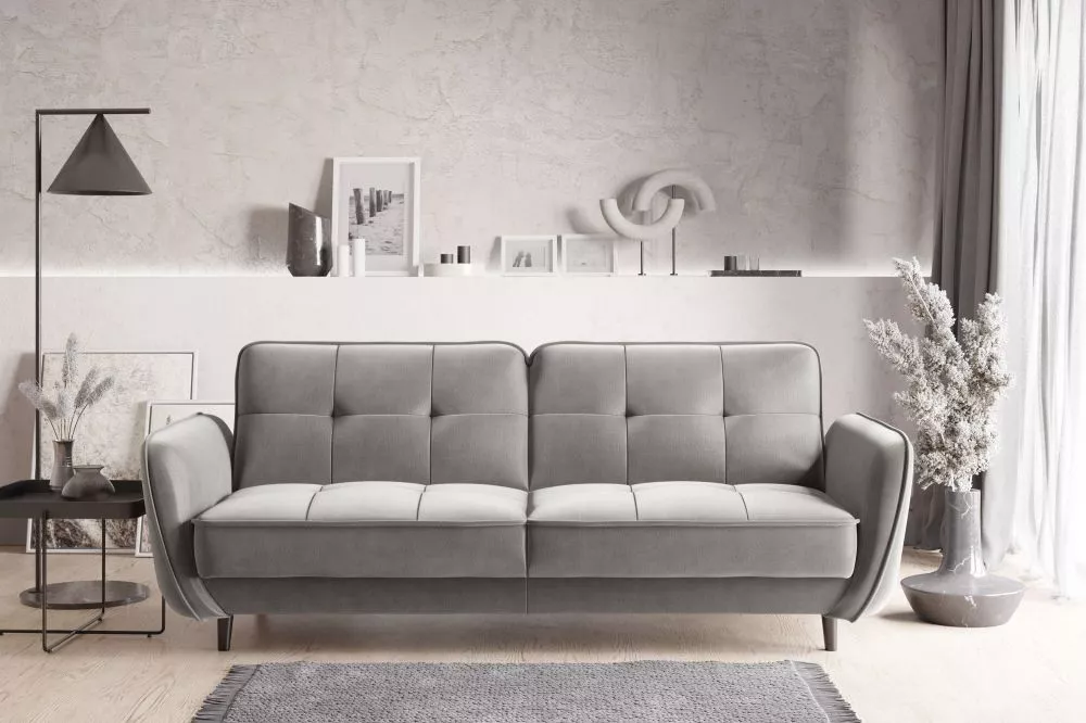 Dīvāns Bellis Premium Standard · Gaiši pelēks · 90 × 220 × 83 cm