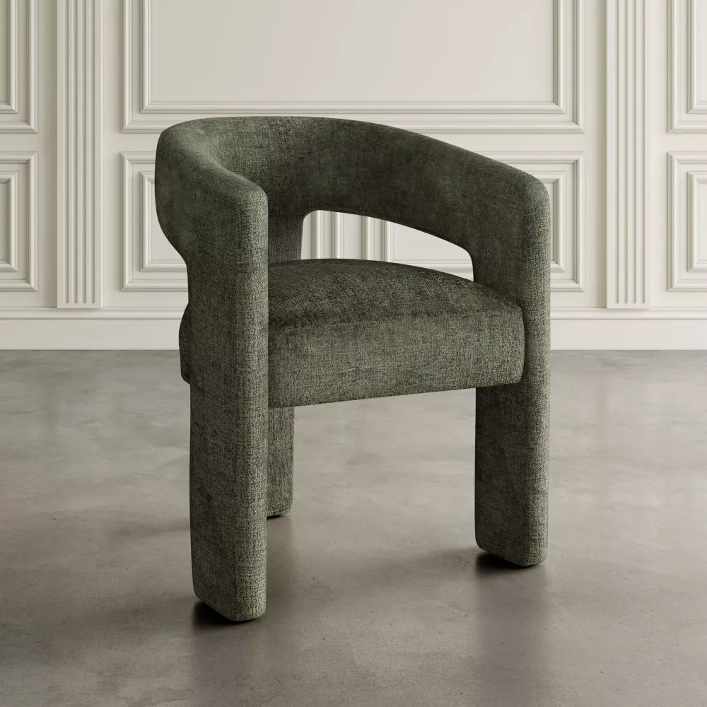 Krēsls Leith LET71 · Olīvu · 75 × 58.5 × 56 cm