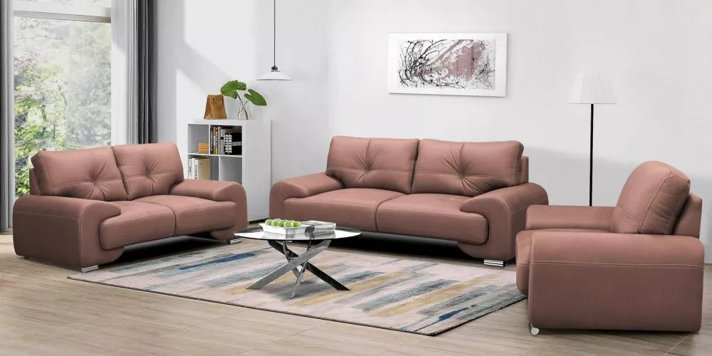 Komplekts Omega Lux New 3S+2S+1S Standard · Rozā · 100 × 230 × 90 cm