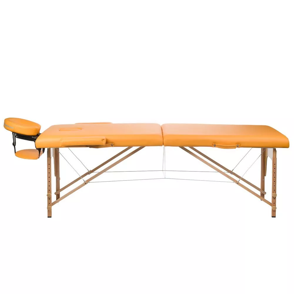 Kosmetologu kušete BS-523 · Oranžs · 60 × 185 × 62 cm