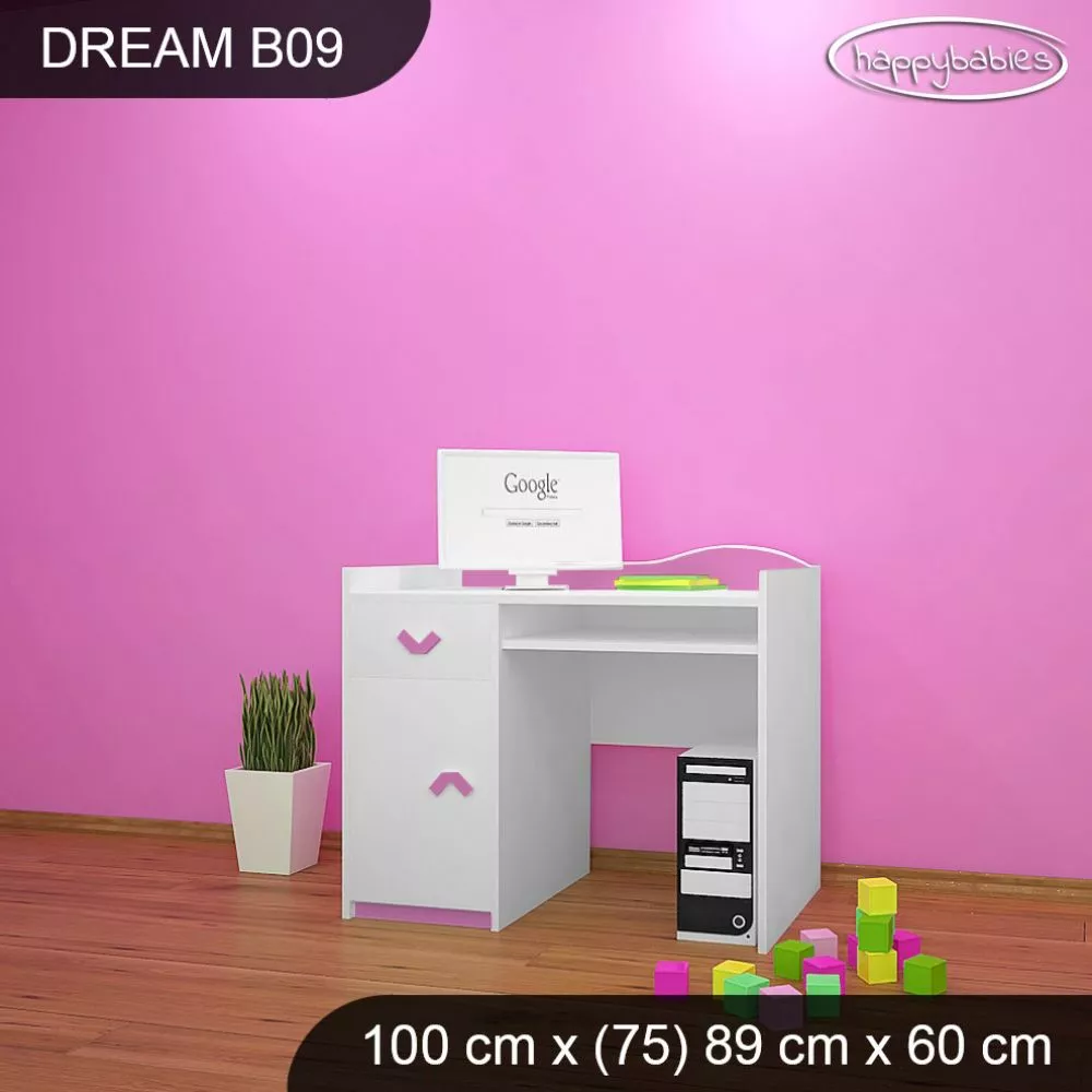 Bērnu rakstāmgalds Dream B09 Maksimālais augstums: 89 cm, · 100 × 75 × 60 cm