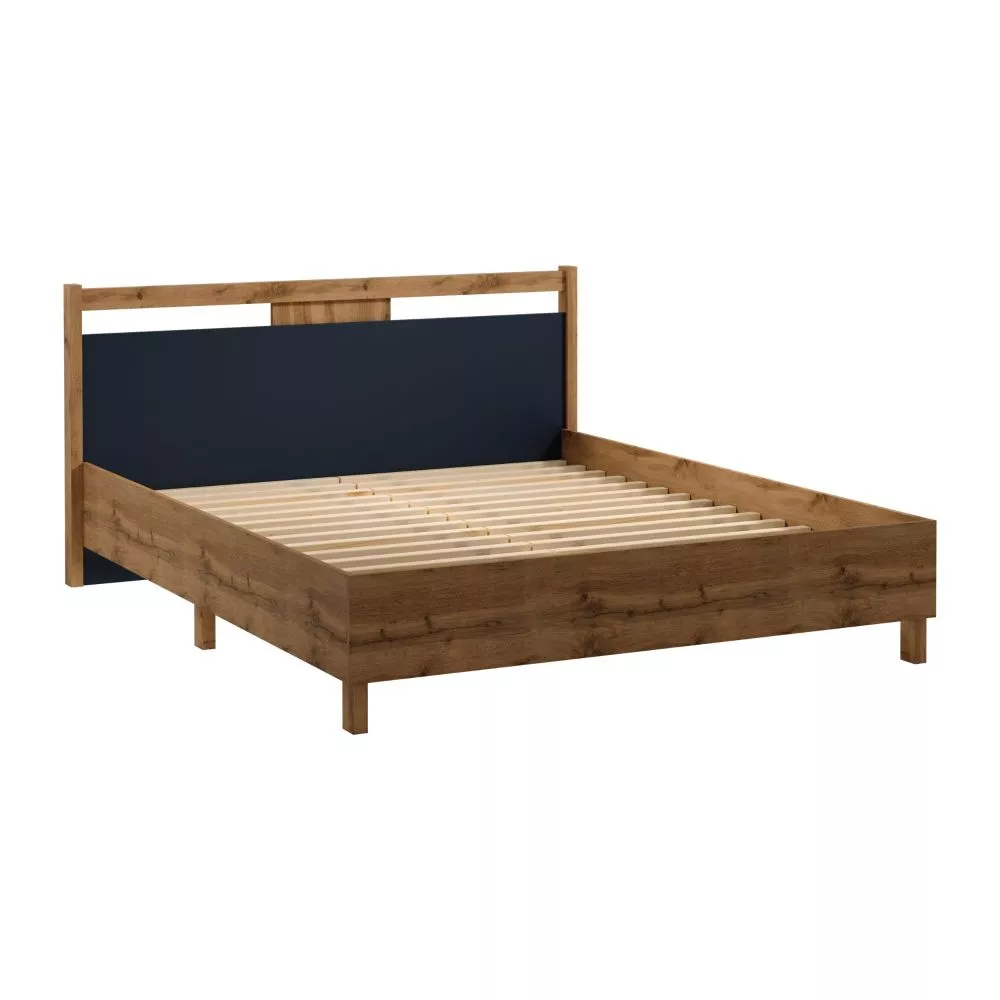 Gulta Indygo ar stelāžu Guļamvietas platums: 160 cm, Korpusa krāsa: ozols votāns, Guļamvietas garums: 200 cm, stelāžas t