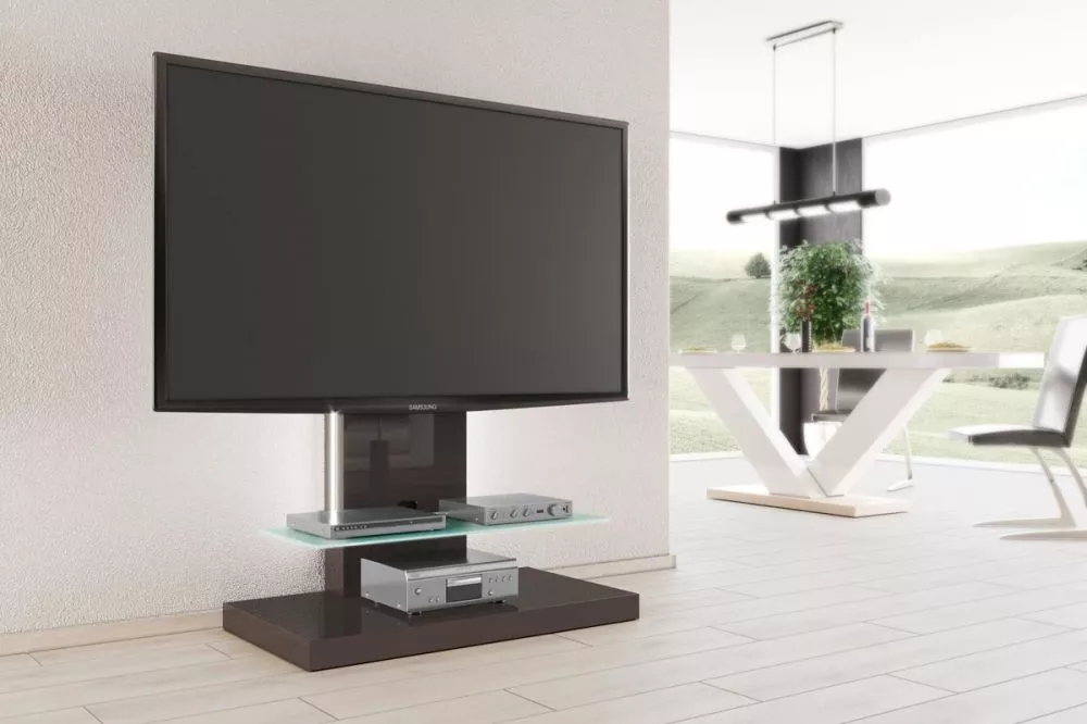 TV tumba Marino Max ar LED · Brūns · 100 × 55 × 134 cm
