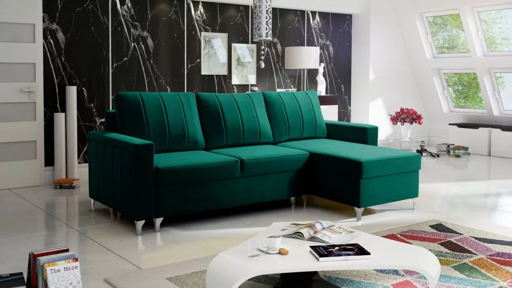 Dīvāns Rossi Comfort Standard · Zaļš · 150 × 235 × 96 cm