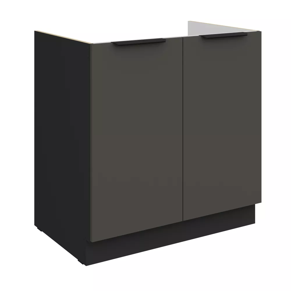 Virtuves skapis Aria Graphite 80 ZL 2F BB