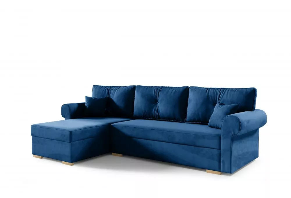 Dīvāns Fin Premium standard · Zils · 143 × 241 × 90 cm