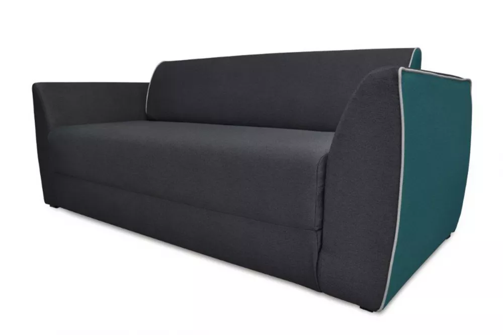 Dīvāns Galo Sofa Standard · Pelēks + tirkīzs · 83 × 179 × 73 cm