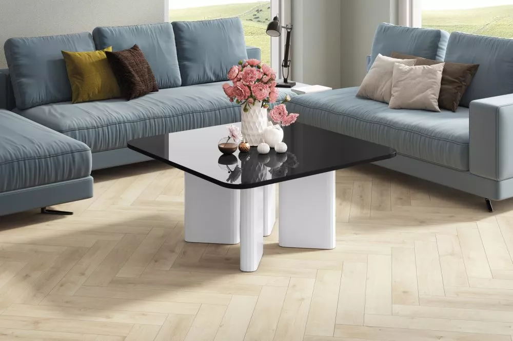 Žurnālgalds Diverso Gloss Korpusa krāsa: melns, · 80 × 80 × 50 cm