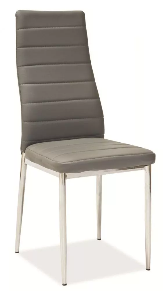 Krēsls H - 261 chrome · Pelēks · 96 × 40 × 38 cm