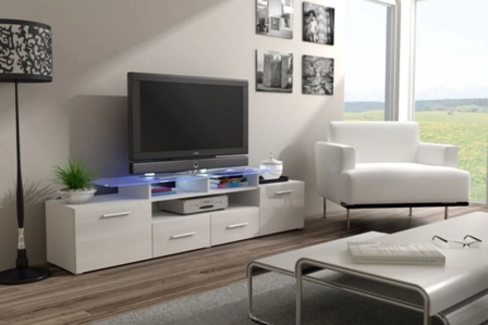 TV tumba Evora RTV ar LED · 194 × 39 × 38 cm