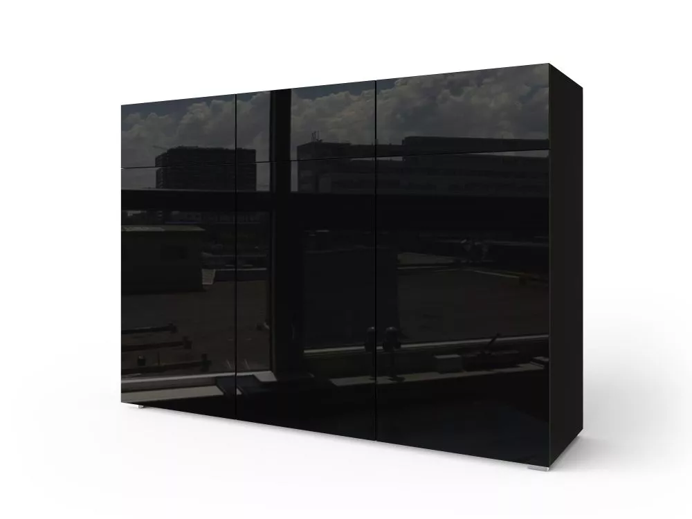 Kumode Box 13 · Melns · 138 × 38 × 92 cm