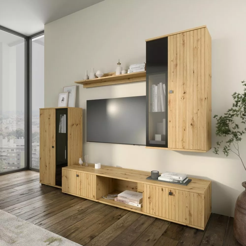 Sekcija Salia Modern Korpusa krāsa: ozols artisan, · 240 × 40.2 × 180 cm