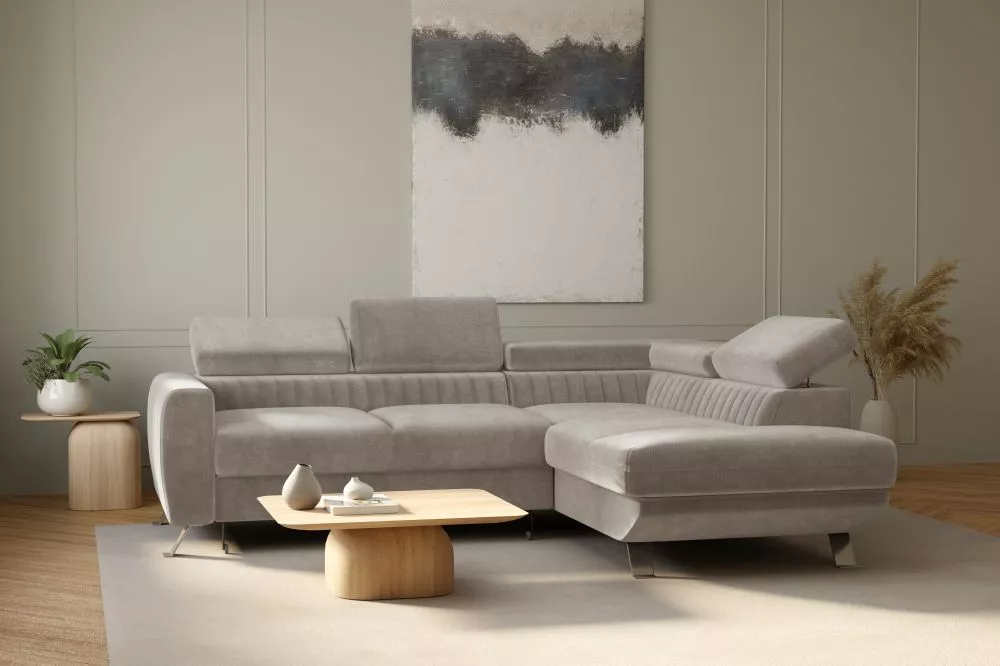 Dīvāns Amalfi Standard · Bēšs · 202 × 260 × 100 cm