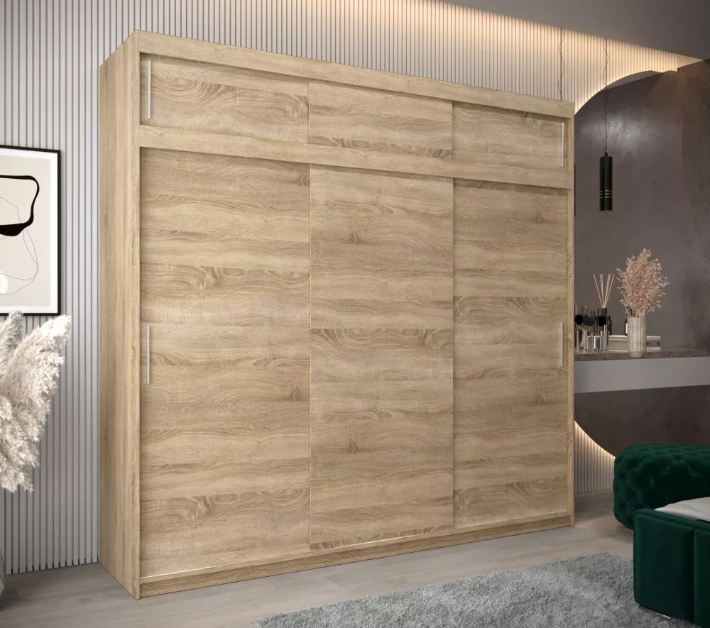 Skapis Tokyo Plus · Sonoma · 250 × 62 × 240 cm