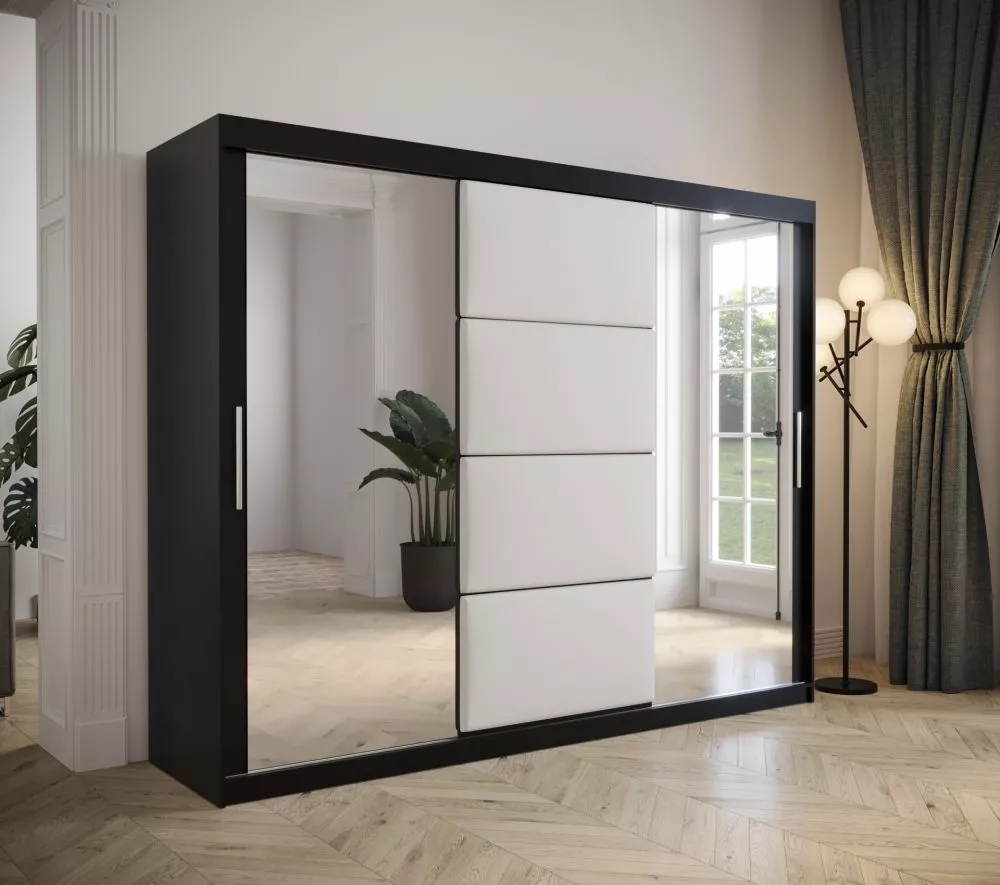 Skapis Tapi Black · 250 × 62 × 200 cm