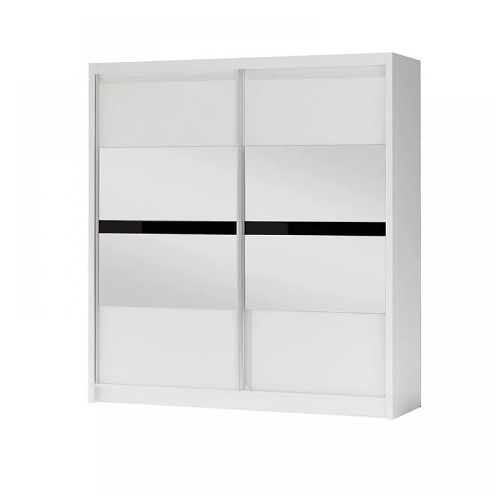 Skapis Batumi Classic · Balts · 203 × 61 × 215 cm