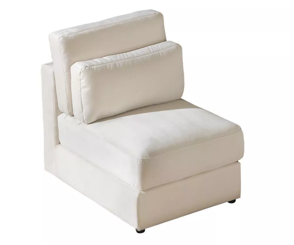 Mīksts krēsls Urbino 1S standard Sēdvietas dziļums: 47.5 cm, · Krēma · 64.5 × 100 × 88 cm