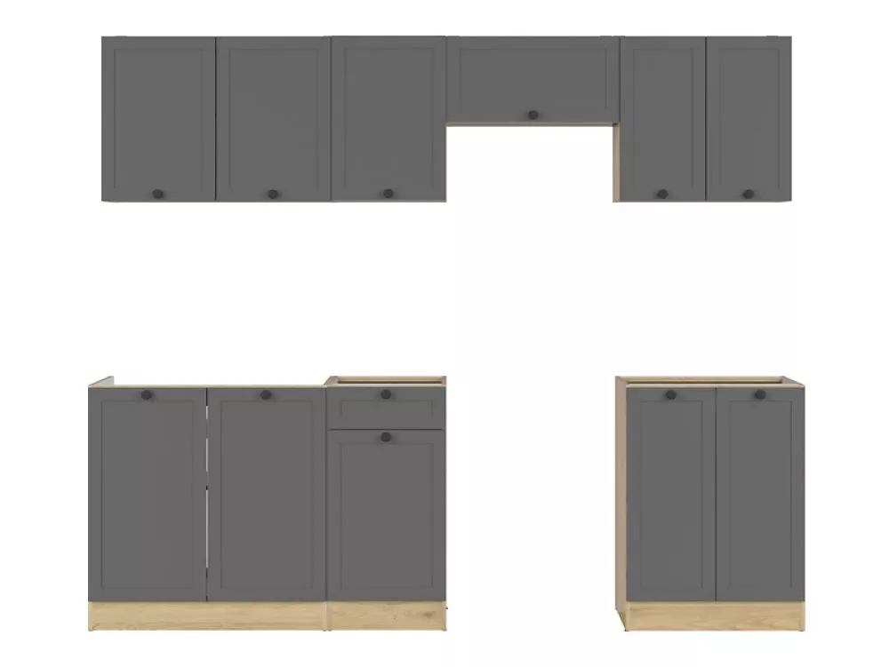 Virtuves komplekts Junona Line 240 Materiāls : MDF + LKSP plātne,