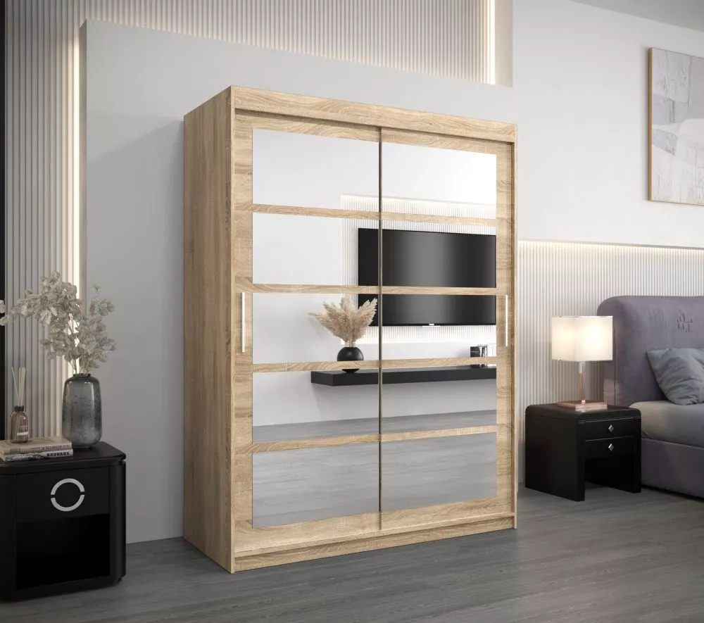 Skapis Roma 2 · Sonoma · 150 × 62 × 200 cm