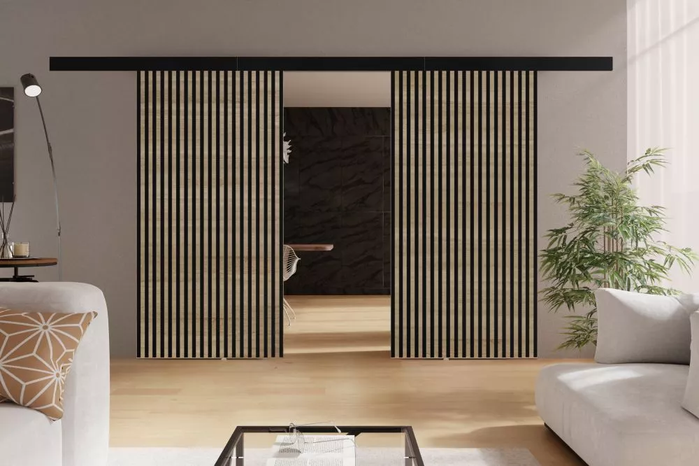 Bīdāmās durvis Belmo Duo · Sonoma · 212 × 205 cm