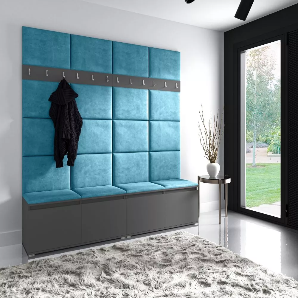 Apavu plaukts Emi 4 Trinity Korpusa krāsa: grafīts, · 200 × 225 × 40 cm