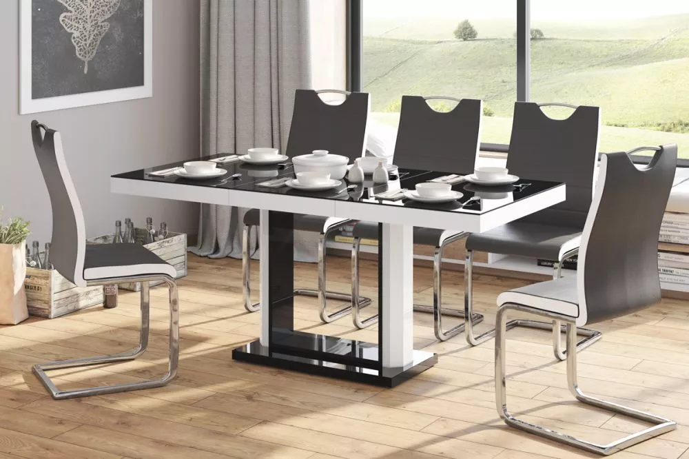 Galds Quadro 120 Gloss · 120 × 75 × 80 cm