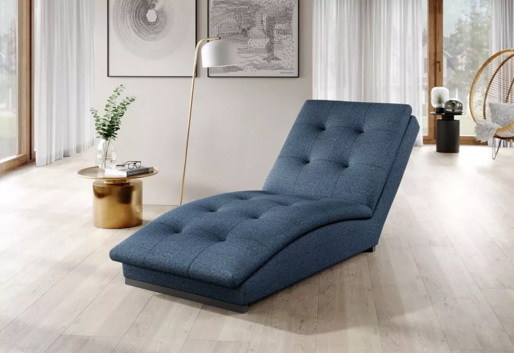 Mīksts krēsls Doro Standard Sēdvietas dziļums: 116 cm, · Zils · 85 × 170 × 95 cm