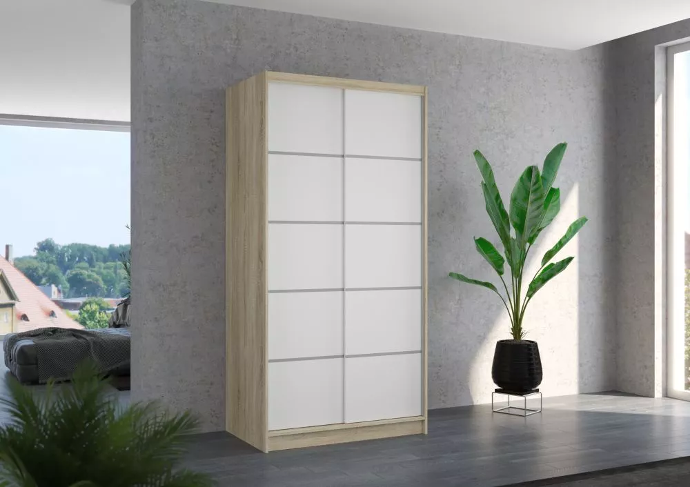 Skapis Riva 100 · 100 × 58 × 200 cm