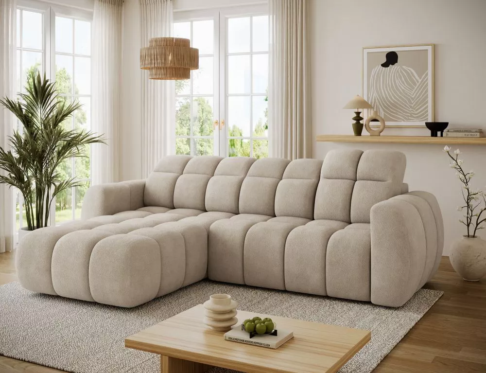 Dīvāns Fanito Standard · Bēšs · 200 × 288 × 88 cm