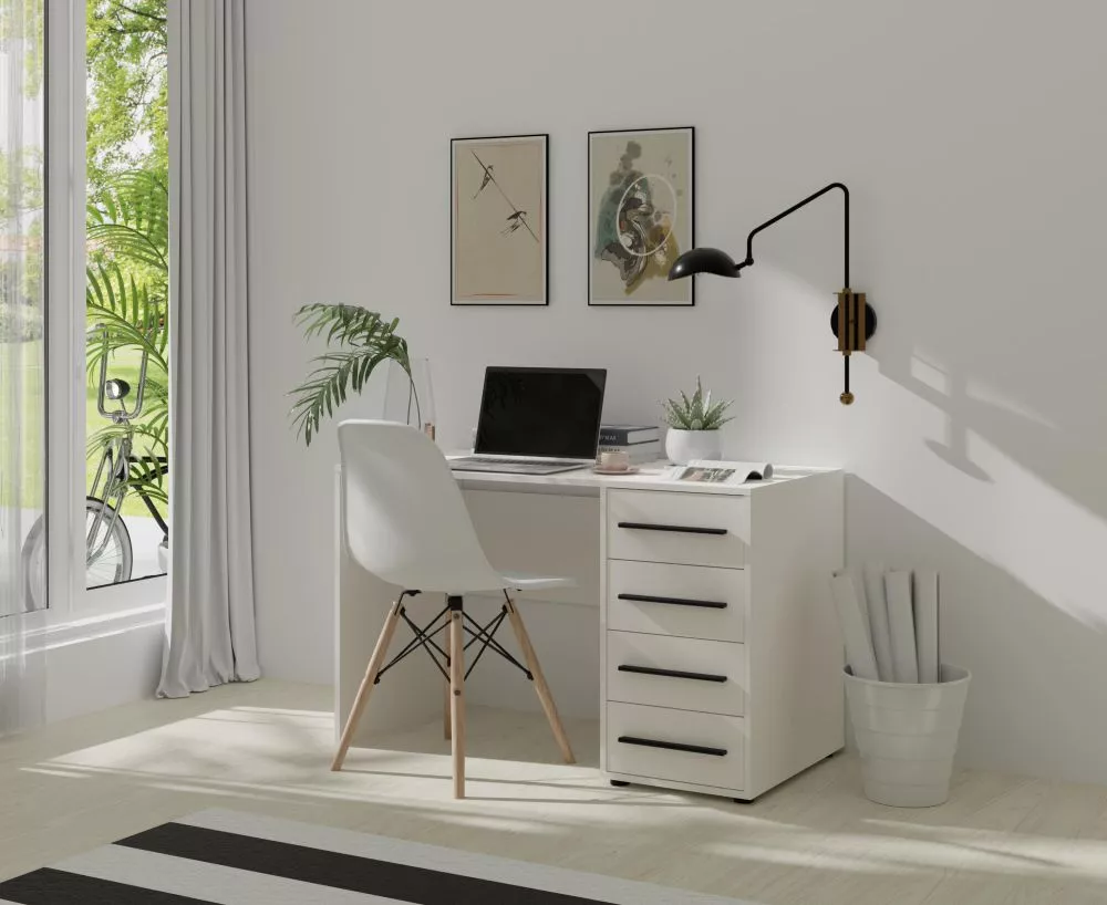 Bērnu rakstāmgalds Maxione MX-01 · Balts · 120 × 75 × 60 cm