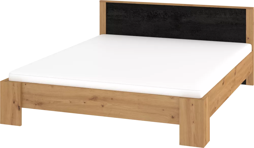 Gulta Viki VIK 10 ar stelāžu Guļamvietas platums: 160 cm, Korpusa krāsa: ozols artisan, Guļamvietas garums: 200 cm, stel