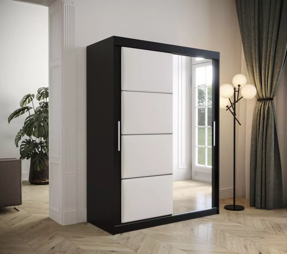 Skapis Tapi Black · 150 × 62 × 200 cm