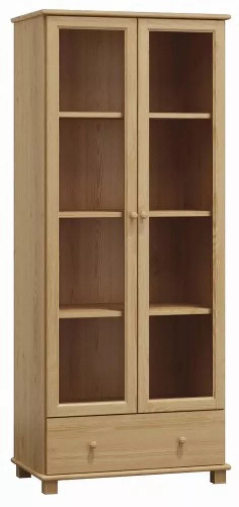 Grāmatu skapis Wit 3 · Priede · 80 × 42 × 190 cm