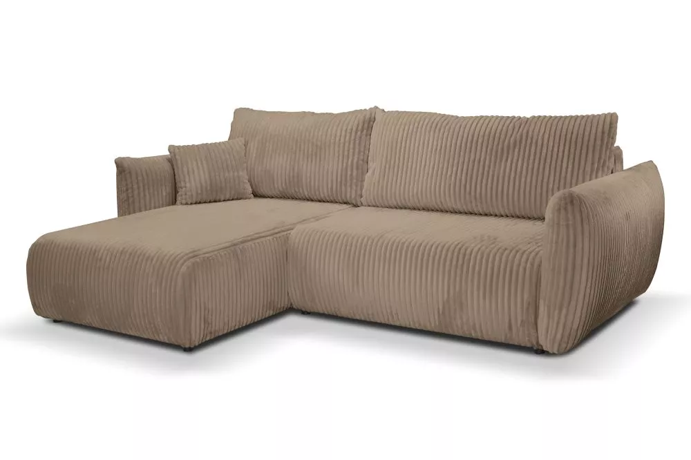 Dīvāns Allora standard · Gaiši brūns · 177 × 257 × 88 cm