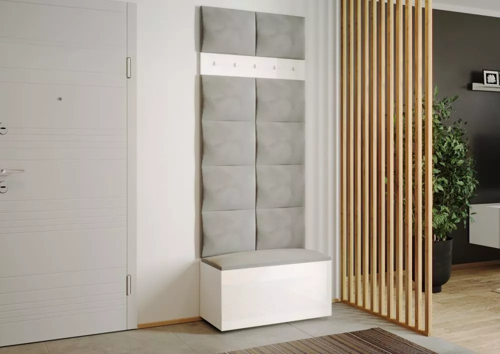 Apavu plaukts Gardero 3 Korpusa krāsa: balts, · 86 × 220 × 38 cm