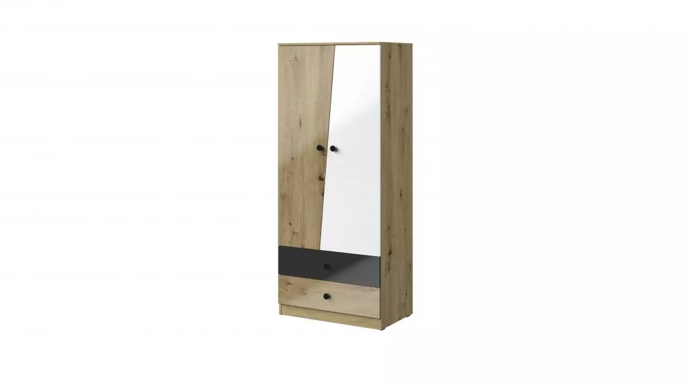 Skapis Nero 01 gloss · 80 × 50 × 191 cm