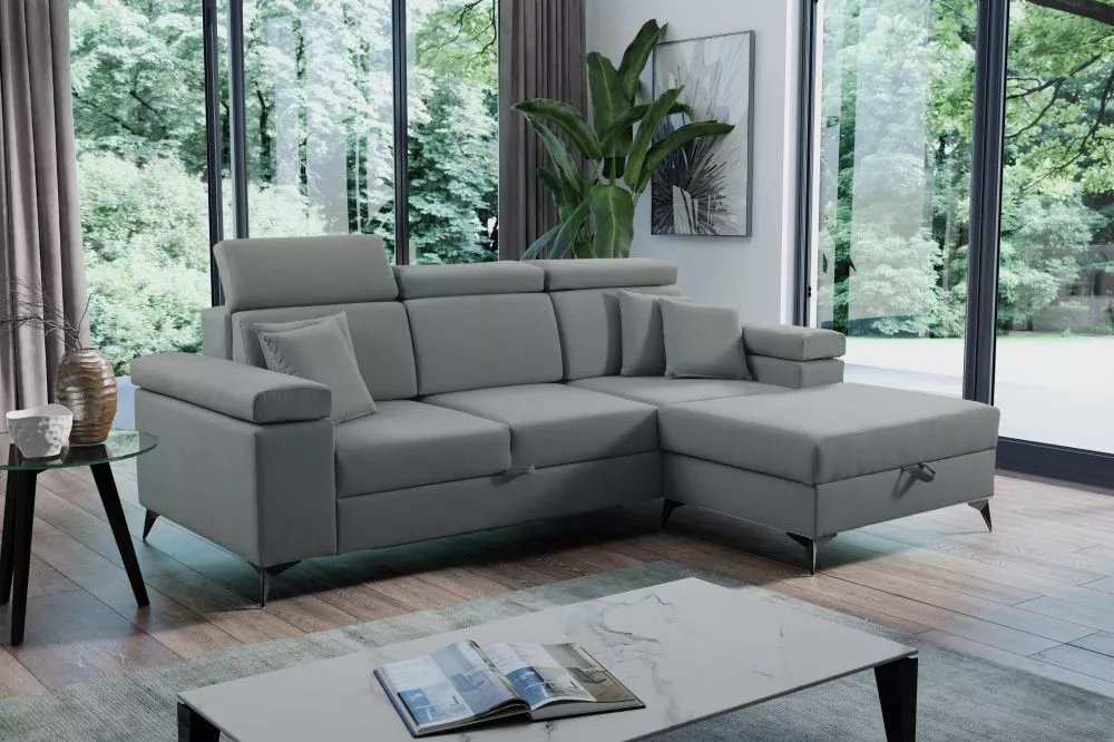Dīvāns Brico Mini Standard · Tumši pelēks · 170 × 254 × 93 cm