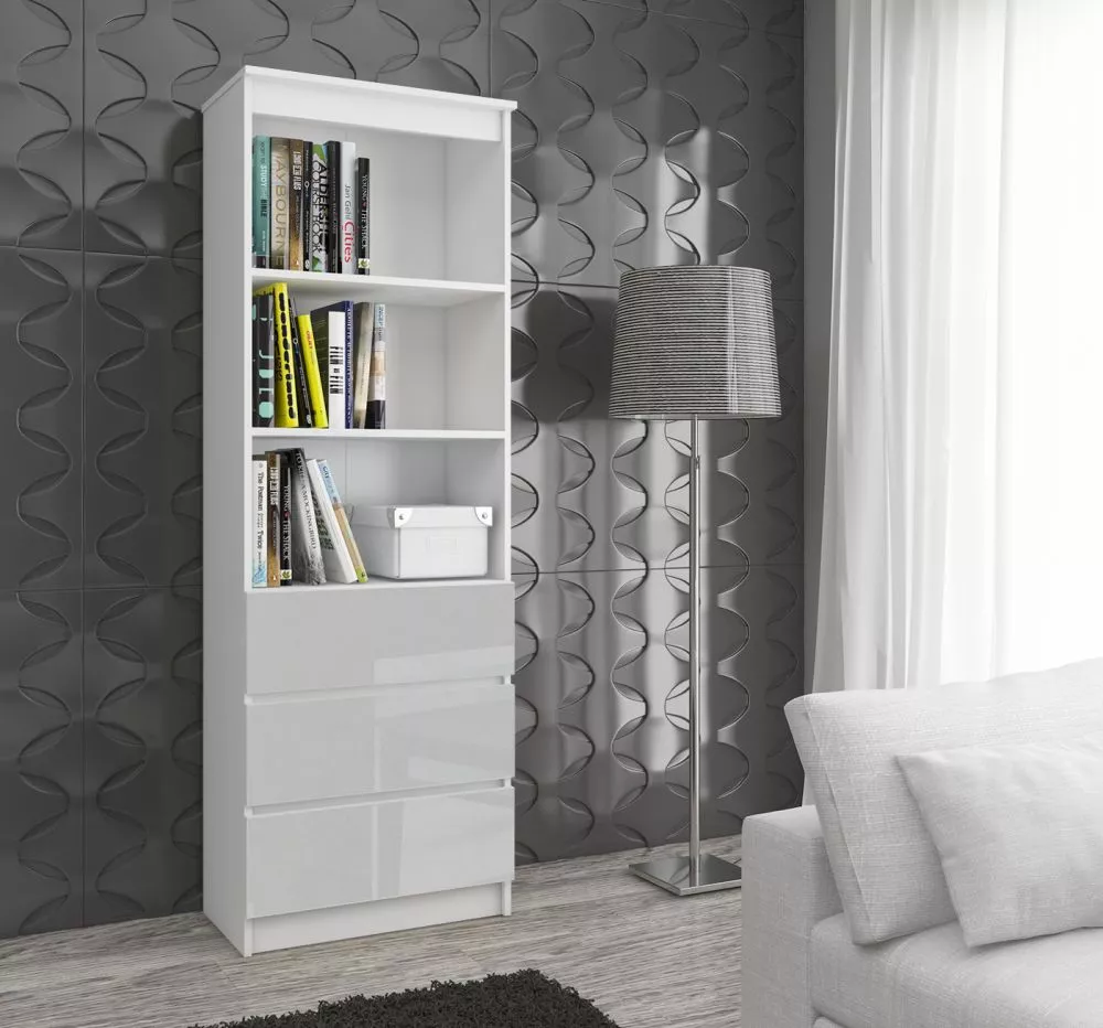Plaukts R60 3S2P Gloss · 60 × 180 × 35 cm