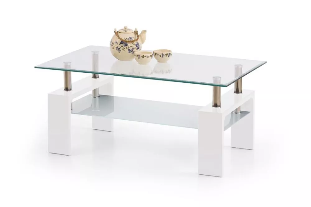 Žurnālgalds Diana intro · Balts · 100 × 60 × 45 cm