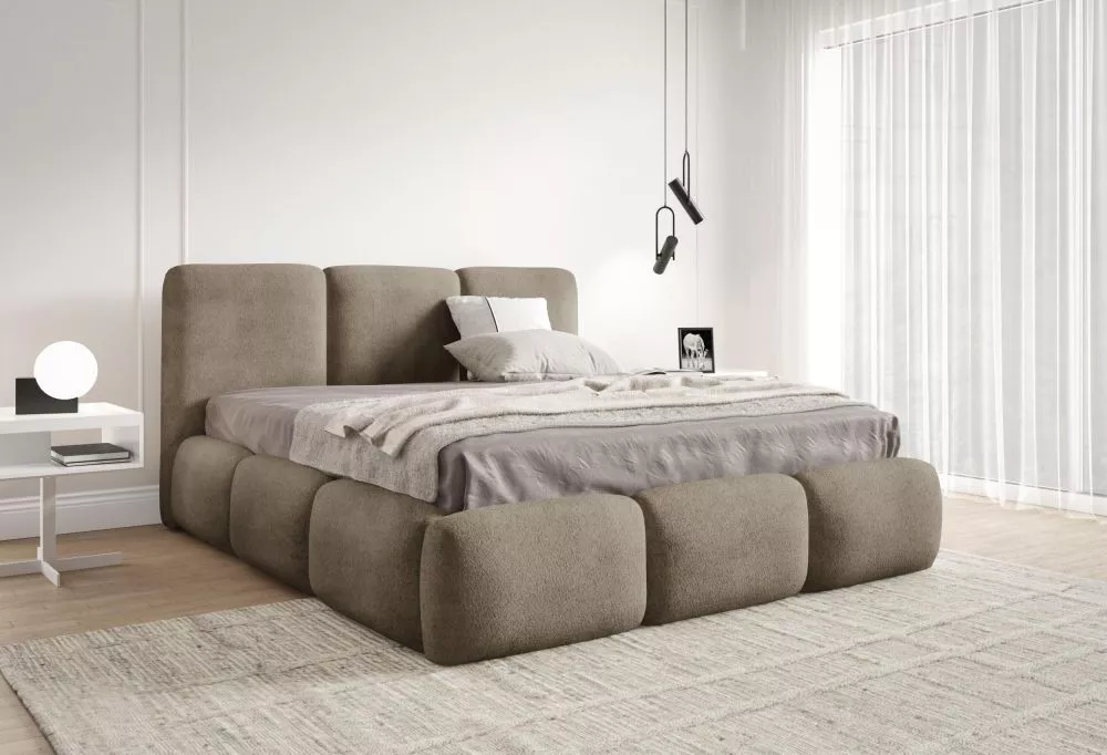 Gulta Bubble standard ar stelāžu Guļamvietas platums: 160 cm, Guļamvietas garums: 200 cm, stelāžas tips: metāla, · Tumši
