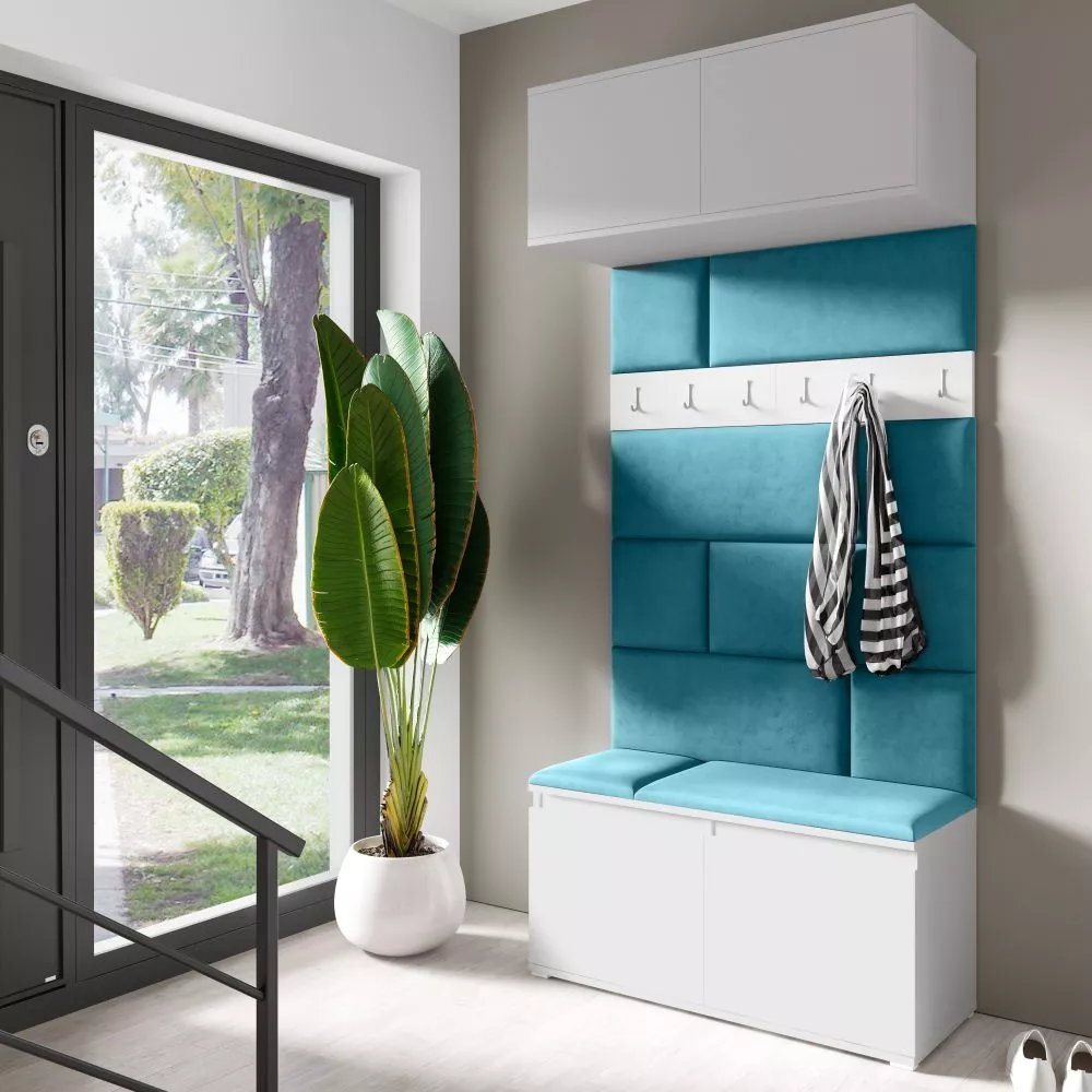 Apavu plaukts Emi 23 Trinity Korpusa krāsa: balts, · 100 × 225 × 40 cm
