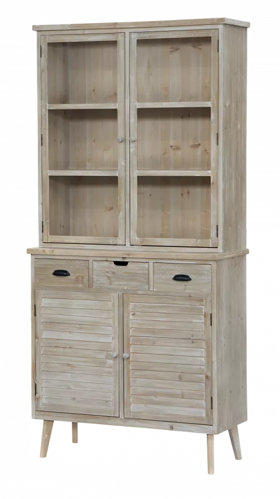 Sekcija Loano LO011 · Gaiši brūns · 98 × 40 × 205 cm